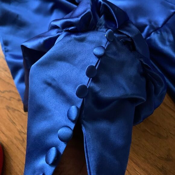 Blue Strapless Prom Dress Size XXL - Picture 5 of 14